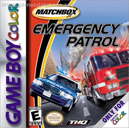 Cover Matchbox - Emergency Patrol for Game Boy Color